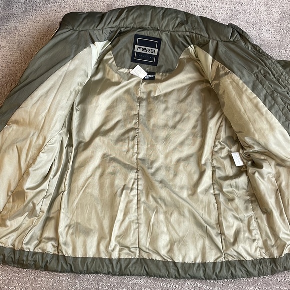 SALE! SALE! SALE!!! FERA Outerwear olive green Thermolite Plus winter/ski jacket - Picture 6 of 10